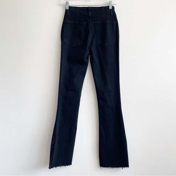 New Free People We the Free Level Up Slit Bootcut flare Jeans western country 26 - Picture 4 of 16